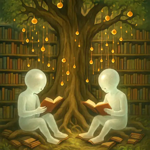 MiniT2I-L/16 tree library sample.