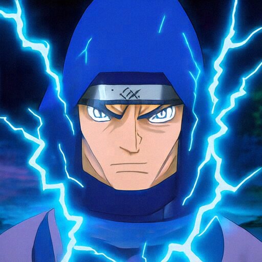 Naruto LoRA lightning prompt.