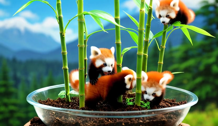 Final frame of the same red panda video